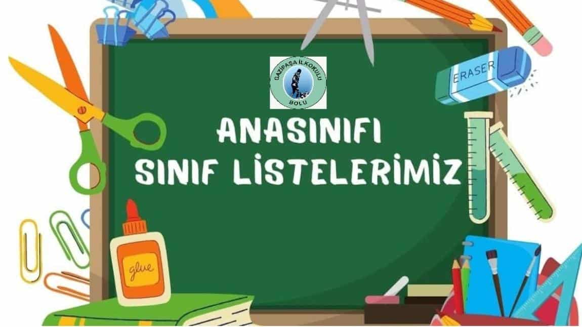 ANASINIFI SINIF LİSTELERİMİZ